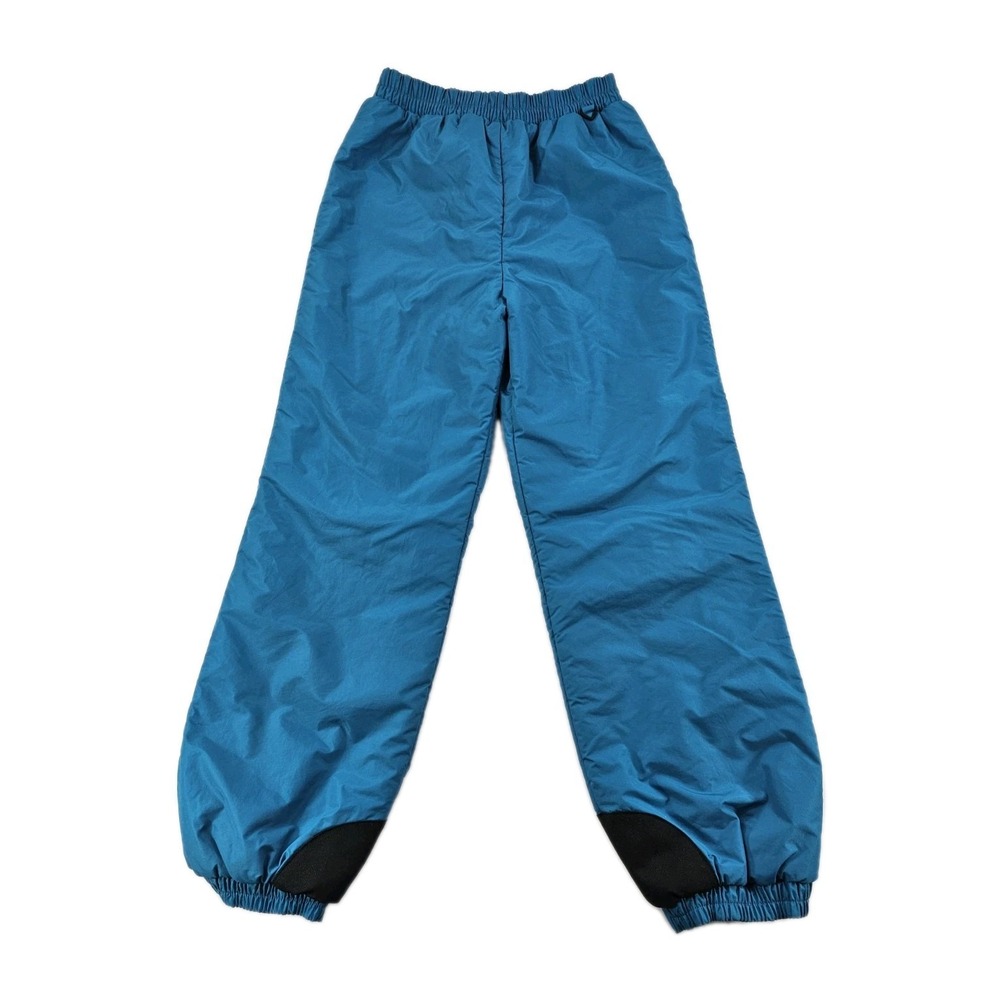 Vintage 80s 90s Columbia Ski Snowboard Pants Women's L Turquoise Nylon Pockets